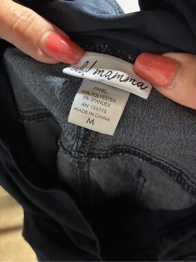 Oh! Mamma Jean Jeggings - Stretch Panel Mid-Rise